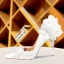 Sexy White Rhinestone Leather Wedding Shoes 2023 11 cm Stiletto Heels Pointed Toe Wedding Pumps High Heels