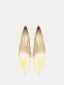 Schöne Gelb OL Büro Lackleder Pumps Hochhackige 2026 10 cm Stilettos Spitzschuh Pumps