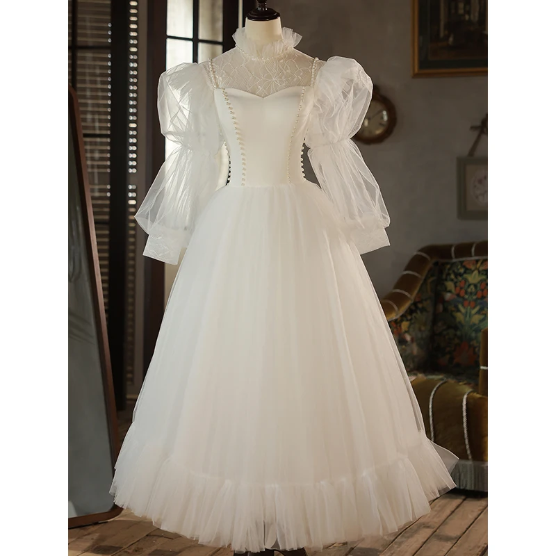 Collier Perle Blanc/ivoire - Fantaisie - Pour Mariage Ou Soirée