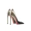 Mode Gradiëntkleur Zwarte Lakleer Gala Pumps 2024 10 cm Naaldhakken / Stiletto Spitse Neus Pumps Hoge Hakken