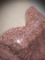 Glitzernden Farbverlauf Rosa Pailletten Abendkleider 2023 A Linie Bandeau Ärmellos Rückenfreies Sweep / Pinsel Zug Abend Festliche Kleider