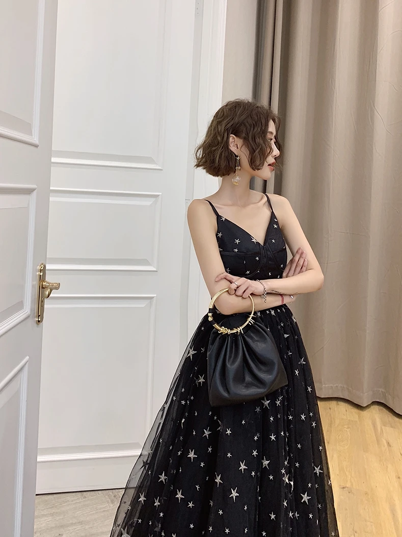 slim fit dress slacks Celestial Crystalline Midi Dress– Teuta Matoshi main image 1