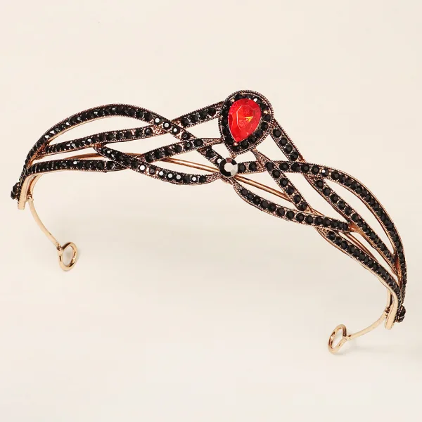 Vintage / Originale Doré Faux Diamant Soirée Mariage Tiare Accessoire Cheveux Mariage 2023