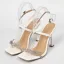 Sexy White Summer Evening Party Womens Sandals 2022 11 cm Stiletto Heels X-Strap Open / Peep Toe Sandals High Heels