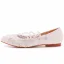 Élégant Blanche Paillettes En Dentelle Fleur Plate Chaussure De Mariée 2023 À Bout Pointu Mariage Talons