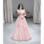 Fashion Sky Blue Butterfly Appliques Pearl Prom Dresses 2023 A-Line / Princess Strapless Sleeveless Backless Floor-Length / Long Prom Formal Dresses