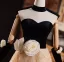 Mode Champagner Applikationen Rüschen Ballkleider 2024 Ballkleid Bandeau Ärmellos Rückenfreies Schleife Lange Ball Festliche Kleider