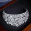 Błyszczące Białe Rhinestone Ślub Ozdoby Do Włosów Ślubne Tiara 2022