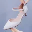Modest / Simple White Casual Pointed Toe Womens Shoes 2024 5 cm Stiletto Heels Womens Shoes High Heels