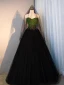 Sexy Black Beading Sequins Prom Dresses 2024 A-Line / Princess Sweetheart Sleeveless Backless Floor-Length / Long Formal Dresses