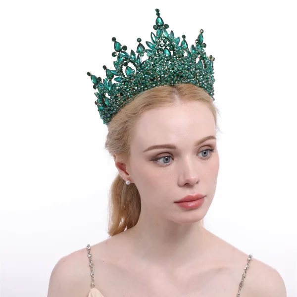 Bling Bling Champagne Faux Diamant Accessoire Cheveux Mariage 2024 Alliage Mariage Accessorize