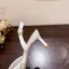 Schöne Weiß Spitze Perlenstickerei Pailletten Brautschuhe 2024 6 cm Stilettos Spitzschuh Hochzeit Sandaletten Hochhackige