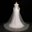 Schlicht Satin Weiß Meerjungfrau Brautkleider / Hochzeitskleider 2024 Bandeau Ärmellos Rückenfreies Sweep / Pinsel Zug Hochzeit