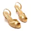 Modest / Simple Gold Casual Summer Womens Sandals 2023 6 cm Stiletto Heels Open / Peep Toe Sandals High Heels
