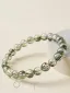 Chic / Beautiful Green Handmade  Green Phantom Crystal Bracelets 2025 Accessories