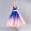 Chic / Beautiful Burgundy Sequins Appliques Birthday Flower Girl Dresses 2023 A-Line / Princess Sleeveless Bow Sash Floor-Length / Long Flower Girl Dresses