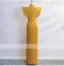 Chinese style Yellow Evening Party Floor-Length / Long Cheongsam 2025 Trumpet / Mermaid High Neck Sleeveless