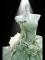 Prom Dresses Formal Dresses Prom Dresses Sage Green Crossed Straps Backless Bow Cascading Ruffles Floor-Length / Long Polyester Strapless Prom Fall Spring Summer Sleeveless Ethereal