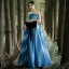 Chic / Belle Océan Bleu Noeud Ceinture Robe De Bal 2022 Princesse Bustier Sans Manches Dos Nu Longue Robe De Ceremonie