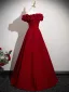 Chic / Belle Rouge Robe De Bal 2025 Princesse Volants De l'épaule Sans Manches Dos Nu Longue Robe De Ceremonie