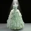 Prom Dresses Formal Dresses Prom Dresses Sage Green Crossed Straps Backless Bow Cascading Ruffles Floor-Length / Long Polyester Strapless Prom Fall Spring Summer Sleeveless Ethereal