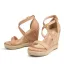 Vintage / Retro Summer Black Street Wear Waterproof Womens Sandals 2023 Ankle Strap 11 cm Wedges Open / Peep Toe Sandals