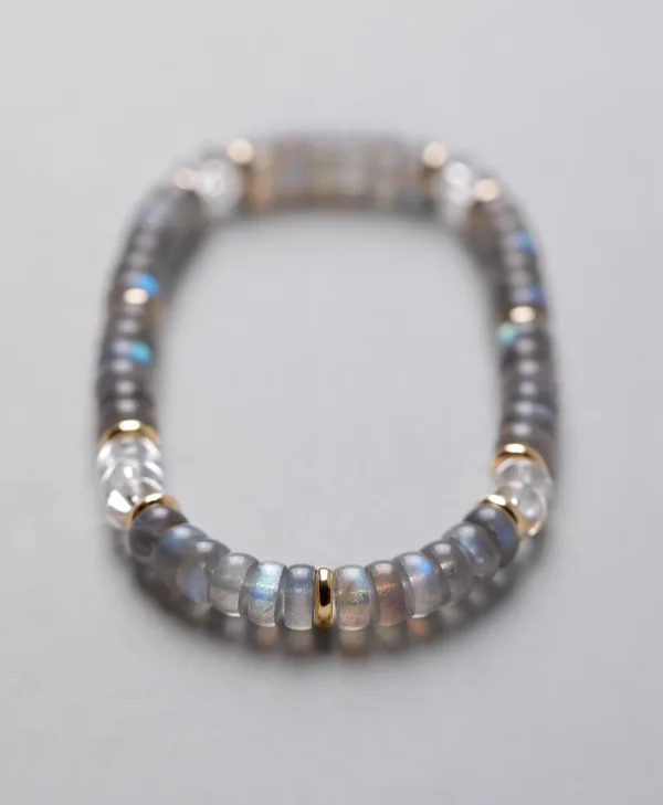 Mode Inhabituel Gris Fait main Cristal Naturel Bracelets 2025 Accessorize