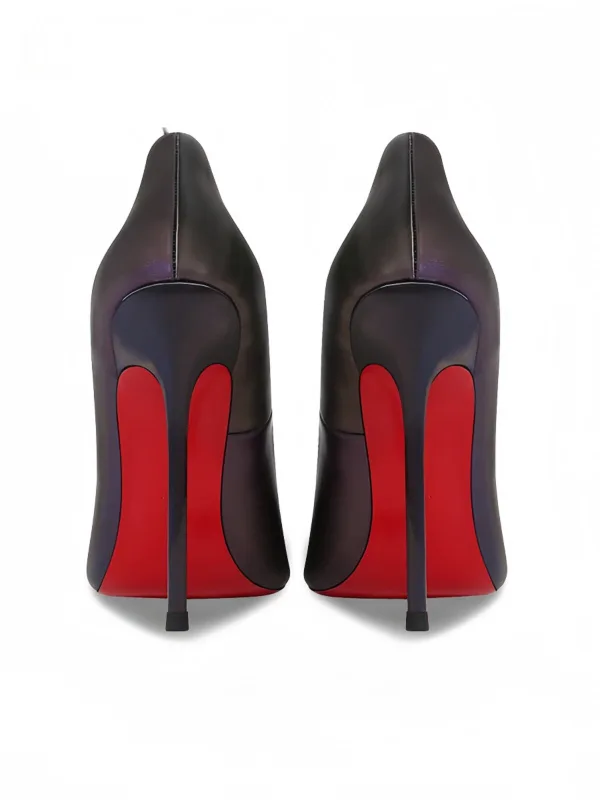 Chic / Belle Violet Cuir Soirée Escarpins 2026 12 cm Talons Aiguilles À Bout Pointu Escarpins Talons Hauts