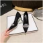 Mooie / Prachtige Zwarte Avond Rhinestone Suede Pumps 2023 Leer 8 cm Naaldhakken / Stiletto Spitse Neus Pumps Hoge Hakken