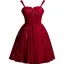 Fashion Black Sequins Short Party Dresses 2022 A-Line / Princess Spaghetti Straps Backless Sleeveless Formal Dresses