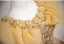 Scintillantes Champagne Perlage Paillettes En Dentelle Fleur Robe De Bal 2025 Robe Boule Encolure Dégagée Sans Manches Dos Nu Longue Promo Robe De Ceremonie