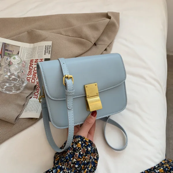 Chic / Belle Noire Vêtement de rue Carrés Sacs à bandoulière Sac de messager 2023