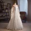 Simple Blanche Légère Robe De Mariée 2025 Princesse Encolure Dégagée Sans Manches Dos Nu Longue