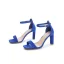 Sexy Schlicht Schwarz Abend Sommer Sandalen Damen 2022 7 cm Stilettos Knöchelriemen Peeptoes Sandaletten Hochhackige