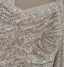 Sexy Champagne Paillettes Robe De Soirée 2023 Trompette / Sirène Encolure Carrée Manches Longues Dos Nu Thé Longueur Soirée Robe De Ceremonie