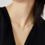 Eleganta Guld Pärla Saterling Silver Halsband Tillbehör 2023