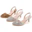 Bling Bling Sky Blue Rhinestone Prom Womens Shoes 2023 6 cm Stiletto Heels Pointed Toe Womens Sandals High Heels