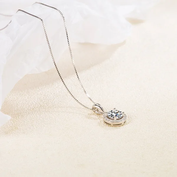 Mode Silver Saterling Silver Rhinestone Halsband Tillbehör 2023