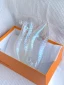 Cinderella Transparent Crystal Wedding Shoes 2023 5 cm Stiletto Heels Pointed Toe Wedding Pumps High Heels