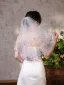 Chic / Belle Blanche Papillon Voile De Mariée 2025 0.5 m Tulle