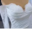 High-end White Lace Flower Wedding Dresses 2024 Trumpet / Mermaid Off-The-Shoulder Long Sleeve Court Train Wedding