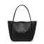 Modest / Simple Black Women Braid Bags Women's Bags Leather Casual Tote Bag Night Out Shoulder Bags 2023