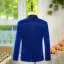 Royal Blue 6-piece Long Sleeve Boys Wedding Suits 2025 Body Jewellery Coat Pants Shirt Tie Vest Wedding