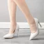 Chic / Beautiful White Crystal Prom Pumps 2022 9 cm Stiletto Heels Pointed Toe Pumps High Heels