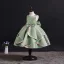Fashion Burgundy Birthday Cascading Ruffles Flower Girl Dresses 2023 Ball Gown Scoop Neck Sleeveless Backless Bow Tea-length Flower Girl Dresses