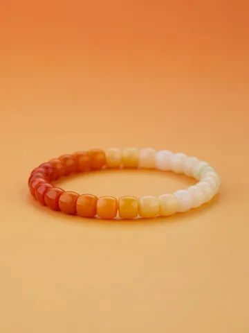 Unusual Gradient Color Yellow Jade Bracelet Accessories 2026