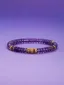 Fantastiske / Unike Purple Håndlaget Amethyst Armbånd Tilbehør 2025