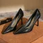 Modest / Simple Black Office OL Patent Leather Pumps 2023 8 cm Stiletto Heels Pointed Toe Pumps High Heels