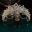 Charmant Blanche Fait main Cristal Accessoire Cheveux Mariage 2024 Alliage