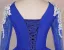 Vintage / Retro Royal Blue Beading Pearl Rhinestone Prom Dresses 2025 Ball Gown V-Neck Sleeveless Backless Floor-Length / Long Formal Dresses
